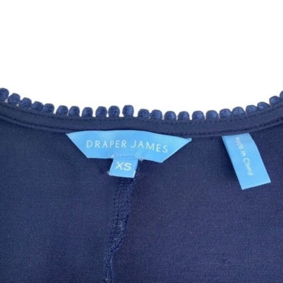 Draper James Blue Fit and Flare Dress - Picture 4 of 5